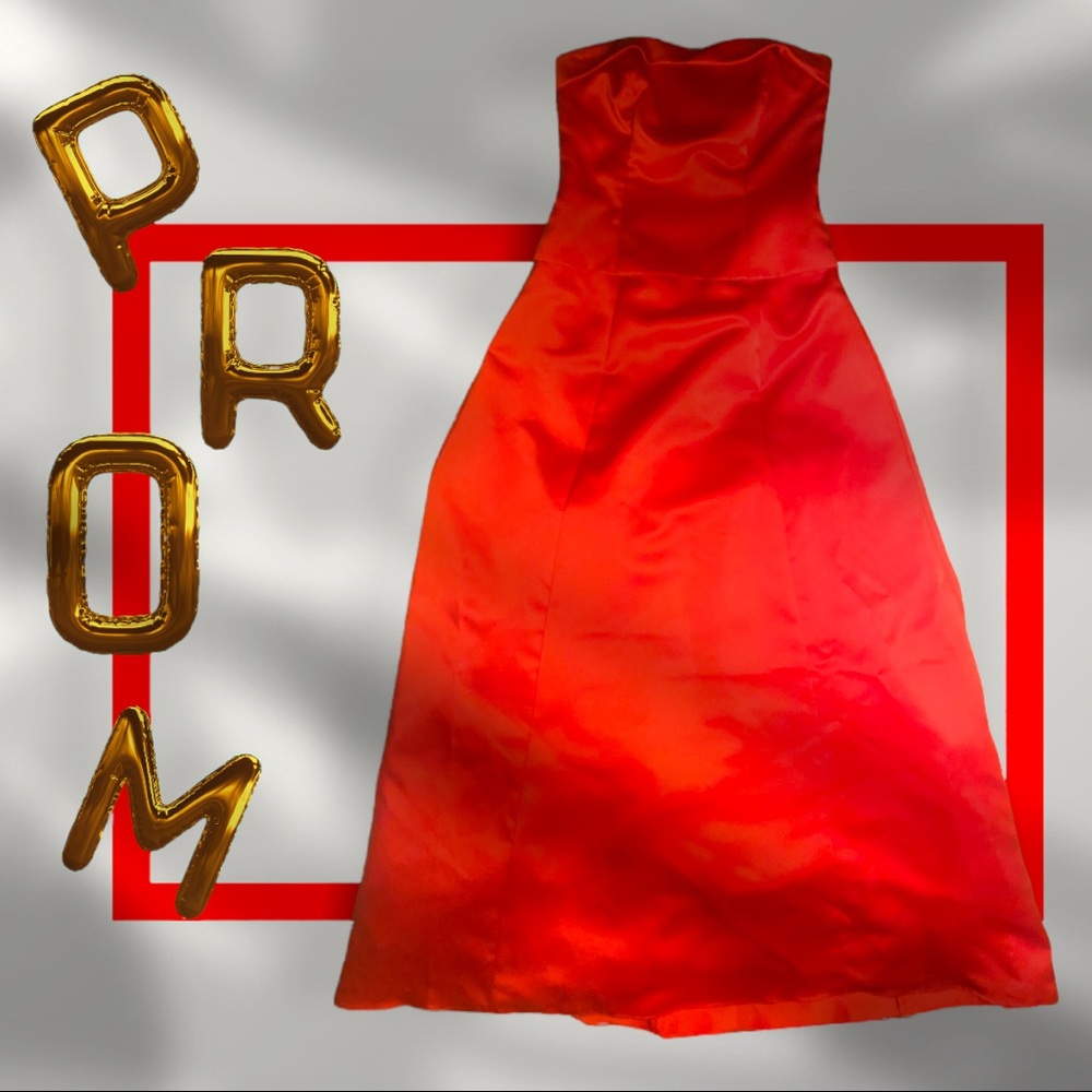 Vintage 2003 Prom/ spring formal/ bridesmaid dress- cherry red size 7/8 by Jump